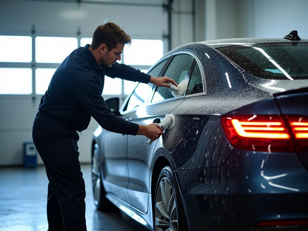 Exterior car cleaning service